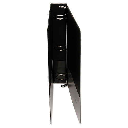 Universal Economy Round Ring View Binder, 3 Rings, 1.5" Capacity, 11 x 8.5, Black (UNV20971)