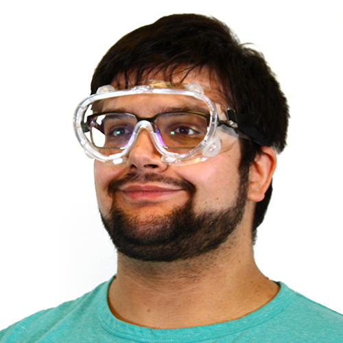 Goggle 808 Series - Clear Lens, Case Of 60 (7321)