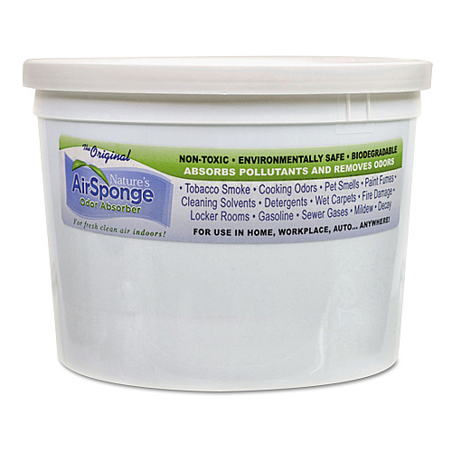 Nature's Air Sponge Odor Absorber, Neutral, 64 oz Tub, 4/Carton (1013)