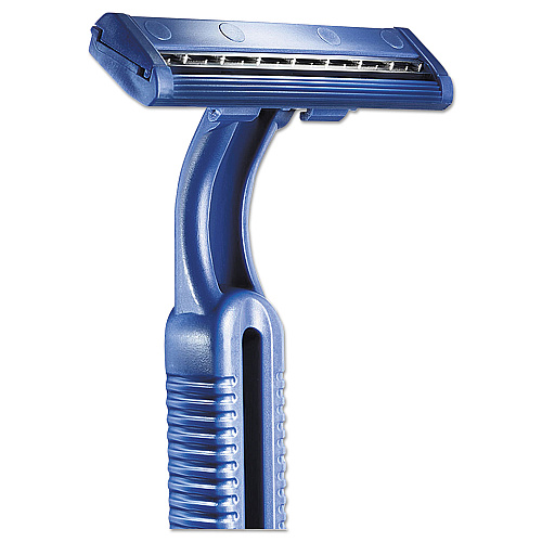 Gillette GoodNews Regular Disposable Razor, 2 Blades, Navy Blue, 10/Pack, 10 Pack/Carton (11004CT)