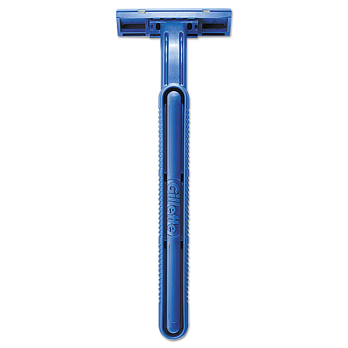 Gillette GoodNews Regular Disposable Razor, 2 Blades, Navy Blue, 10/Pack, 10 Pack/Carton (11004CT)