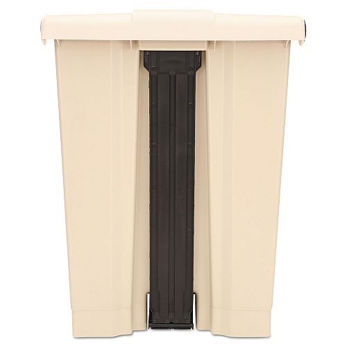 Rubbermaid Commercial Legacy Step-On Receptacle, 18 gal, Polyethylene, Beige (614500BG)