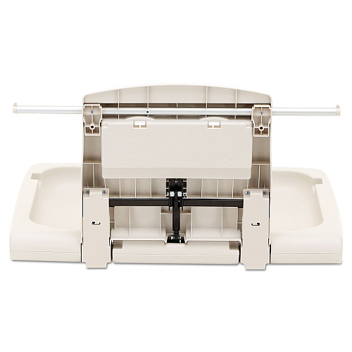 Rubbermaid Commercial Sturdy Station 2 Baby Changing Table, 33.5 x 21.5, Platinum (781888)
