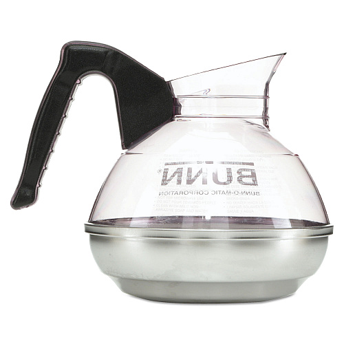 BUNN 64 oz. Easy Pour Decanter, Black Handle (6100)