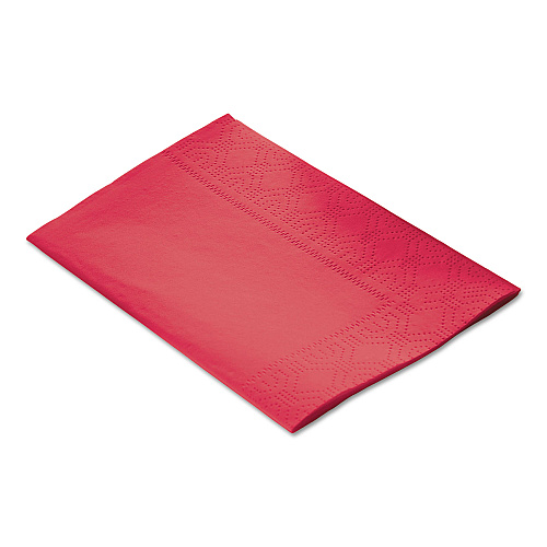 Hoffmaster Dinner Napkins, 2-Ply, 15 x 17, Red, 1000/Carton (180511)