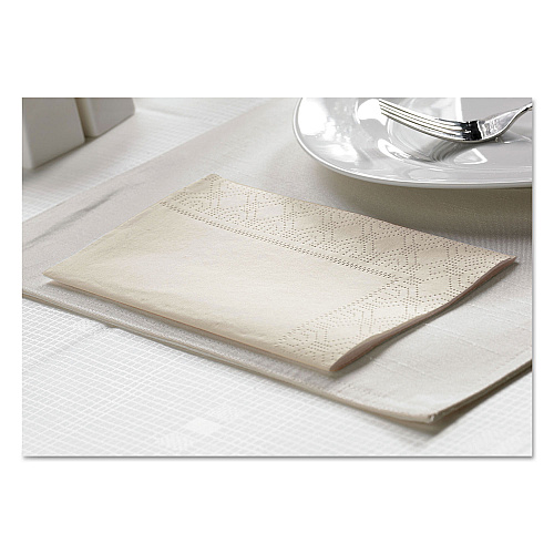 Hoffmaster Dinner Napkins, 2-Ply, 15 x 17, White, 1000/Carton (180500)