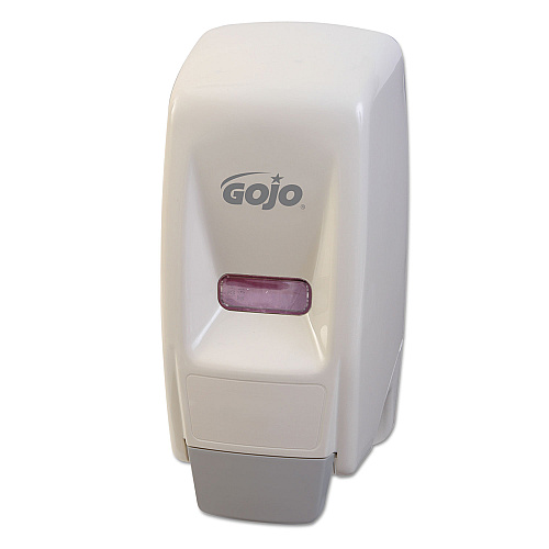 GOJO Bag-In-Box Liquid Soap Dispenser, 800 mL, 5.75 x 5.5 x 5.13, White, 12/Carton (903412)