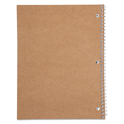 Mead Spiral Notebook, 3-Hole Punched, 1-Subject, Medium/College Rule, Randomly Assorted Cover Color, (70) 10.5 x 7.5 Sheets (05512)