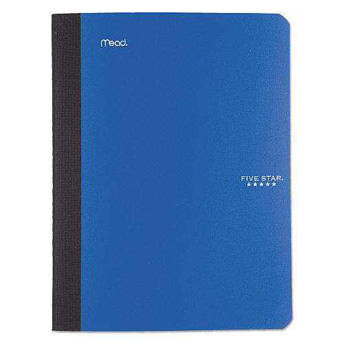 Five Star Composition Book, Casebound, Medium/College Rule, Randomly Assorted Cover Color, (100) 9.75 x 7.5 Sheets (09120)