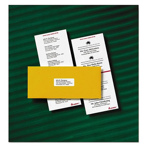 Avery Mini-Sheets Mailing Labels, Inkjet/Laser Printers, 1 x 2.63, White, 8/Sheet, 25 Sheets/Pack (2160)