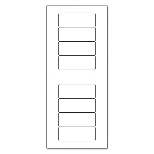 Avery Mini-Sheets Mailing Labels, Inkjet/Laser Printers, 1 x 2.63, White, 8/Sheet, 25 Sheets/Pack (2160)