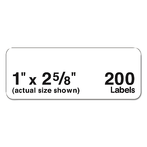 Avery Mini-Sheets Mailing Labels, Inkjet/Laser Printers, 1 x 2.63, White, 8/Sheet, 25 Sheets/Pack (2160)