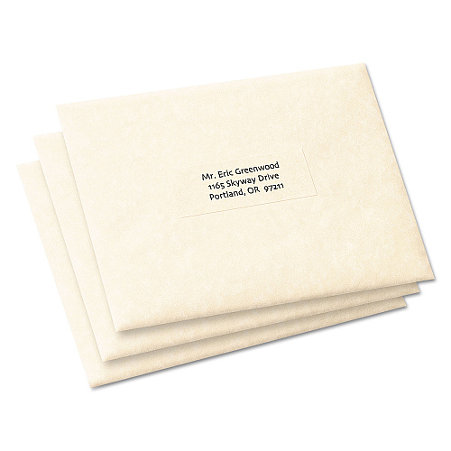 Avery Copier Mailing Labels, Copiers, 1 x 2.81, Clear, 33/Sheet, 70 Sheets/Pack (5311)