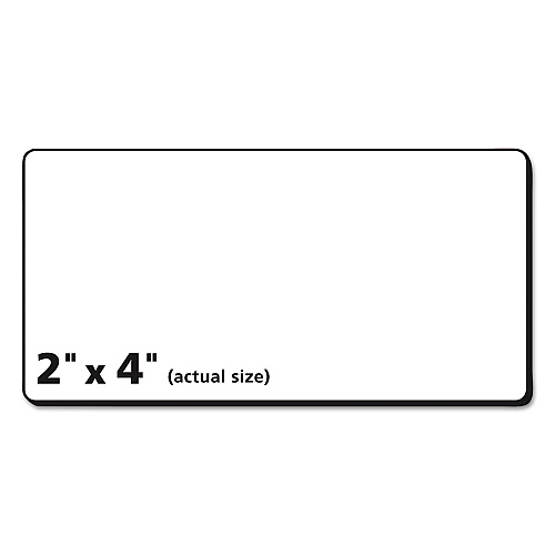 Avery Matte Clear Easy Peel Mailing Labels w/ Sure Feed Technology, Inkjet Printers, 2 x 4, Clear, 10/Sheet, 10 Sheets/Pack (18663)
