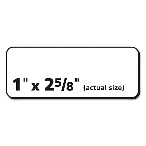 Avery Matte Clear Easy Peel Mailing Labels w/ Sure Feed Technology, Laser Printers, 1 x 2.63, Clear, 30/Sheet, 50 Sheets/Box (5660)