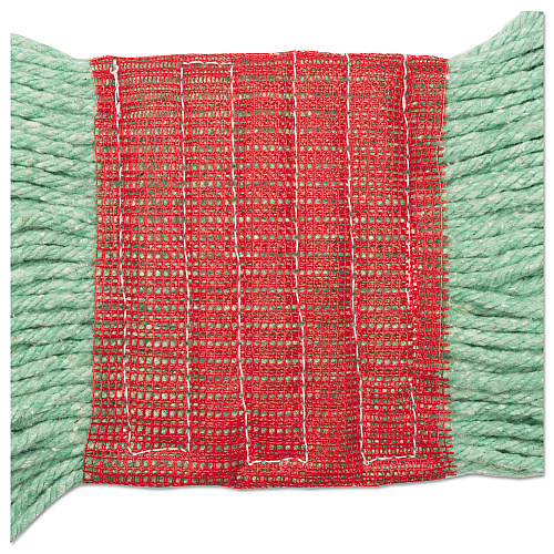 Boardwalk Super Loop Wet Mop Head, Cotton/Synthetic Fiber, 5" Headband, Large Size, Green, 12/Carton (BWK503GNCT)