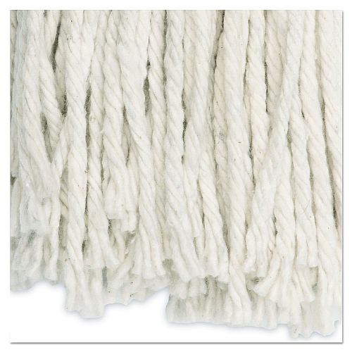 Boardwalk&reg; Cut-End Wet Mop Head, Cotton, No. 20, White (BWK2020CEA)