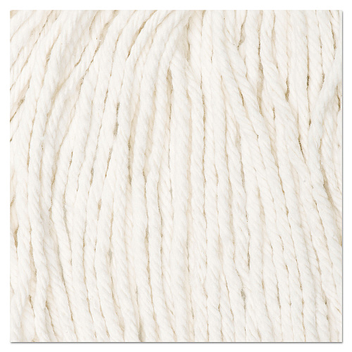 Boardwalk&reg; Cut-End Wet Mop Head, Cotton, No. 16 Size, White (BWK2016CEA)