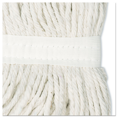 Boardwalk&reg; Cut-End Wet Mop Head, Rayon, No. 20, White (BWK2020REA)