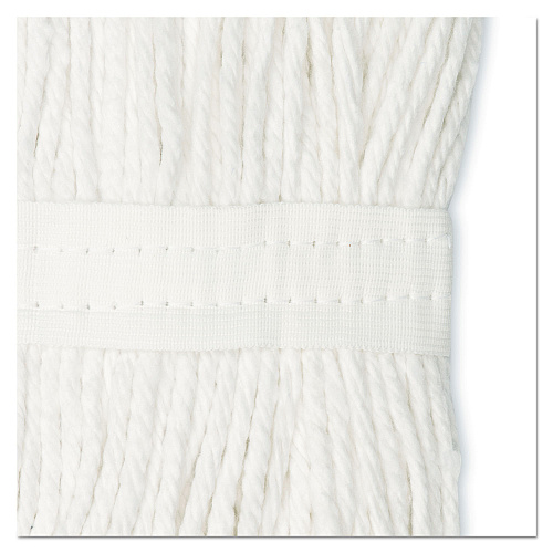 Boardwalk&reg; Cut-End Wet Mop Head, Cotton, No. 20, White (BWK2020CEA)