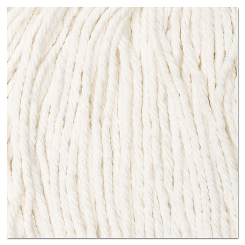 Boardwalk&reg; Cut-End Wet Mop Head, Rayon, No. 24, White (BWK2024REA)
