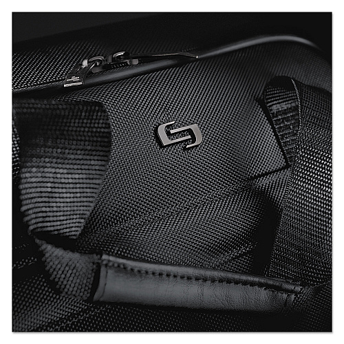 SOLO Classic Rolling Case, Fits Devices Up to 15.6", Ballistic Polyester, 15.94 x 5.9 x 12, Black (B1004)