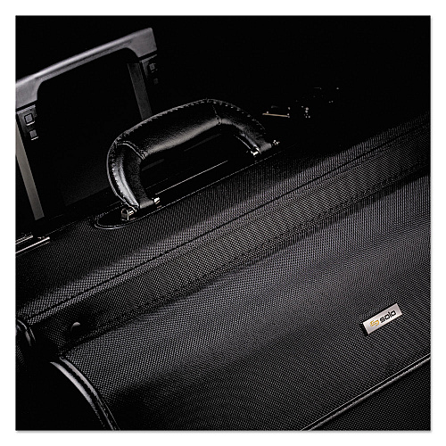 SOLO Classic Rolling Catalog Case, Fits Devices Up to 16", Polyester, 18 x 8 x 14, Black (PV784)
