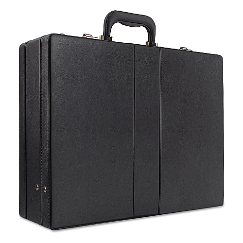 SOLO Classic Attache, Vinyl, 12.5 x 4 x 17.5, Black (K854)