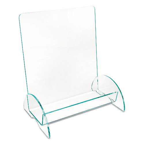 Deflecto Euro-Style DocuHolder, Magazine Size, 9.81w x 6.31d x11h, Green Tinted (775390)