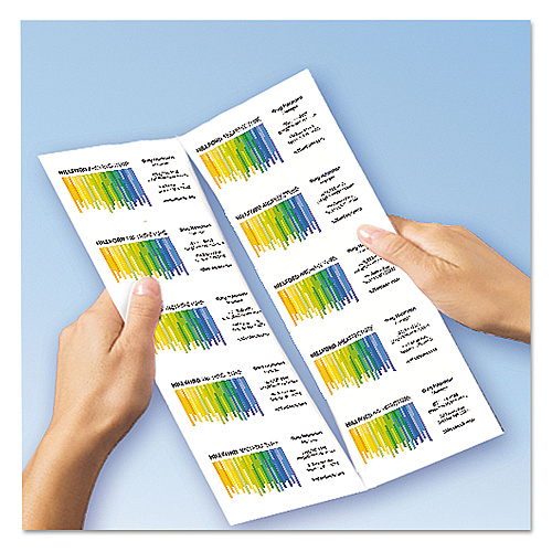 Avery Clean Edge Business Cards, Laser, 2 x 3.5, White, 400 Cards, 10 Cards/Sheet, 40 Sheets/Box (5877)