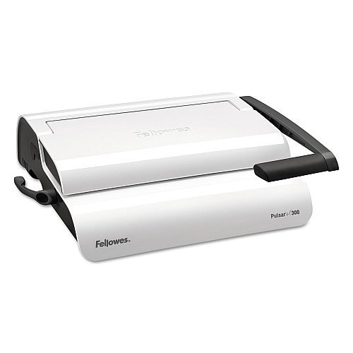 Fellowes Pulsar Manual Comb Binding System, 300 Sheets, 18.13 x 15.38 x 5.13, White (5006801)