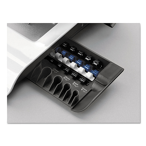 Fellowes Star+ 150 Manual Comb Binding Machine, 150 Sheets, 17.69 x 9.81 x 3.13, White (5006501)