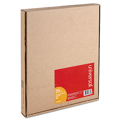 Universal Self-Tab Index Dividers, 5-Tab, 11 x 8.5, White, 36 Sets (UNV20835)