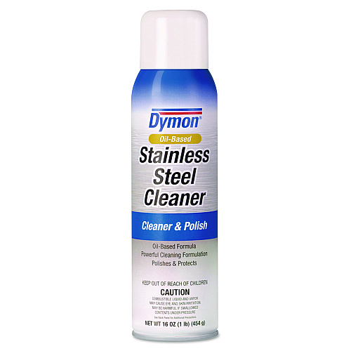 Dymon Stainless Steel Cleaner, 16 oz Aerosol Spray, 12/Carton (20920)