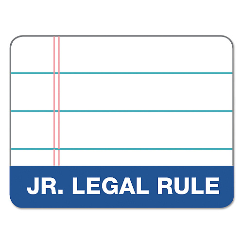 TOPS Docket Ruled Perforated Pads, Narrow Rule, 50 White 5 x 8 Sheets, 6/Pack (63366)