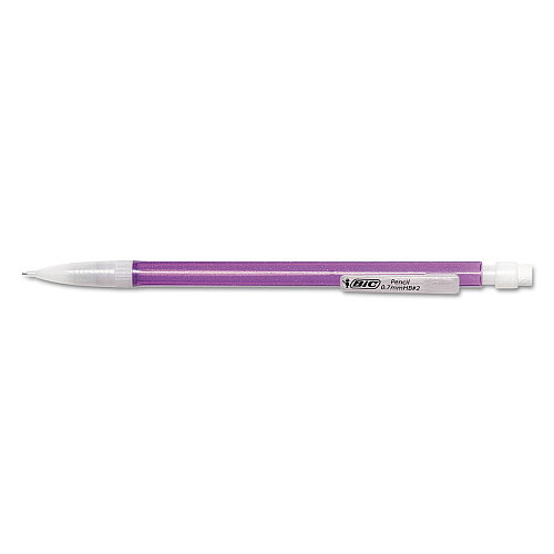 BIC Xtra-Sparkle Mechanical Pencil Value Pack, 0.7 mm, HB (#2), Black Lead, Assorted Barrel Colors, 24/Pack (MPLP241)
