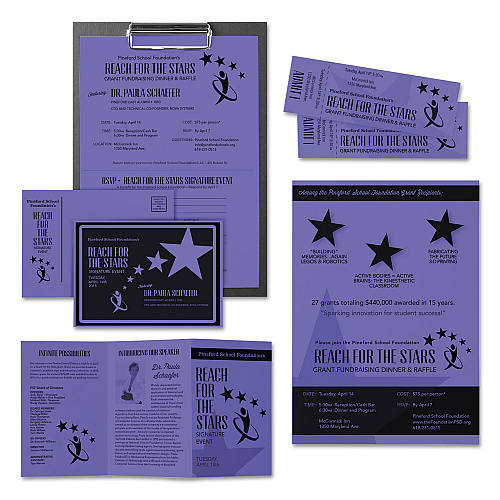 Astrobrights Color Cardstock, 65 lb Cover Weight, 8.5 x 11, Venus Violet, 250/Pack (22091)