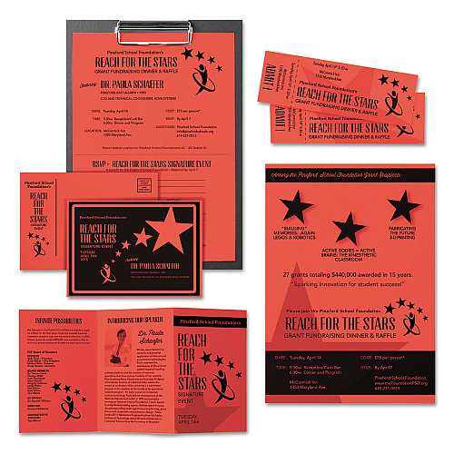 Astrobrights Color Cardstock, 65 lb Cover Weight, 8.5 x 11, Rocket Red, 250/Pack (22841)