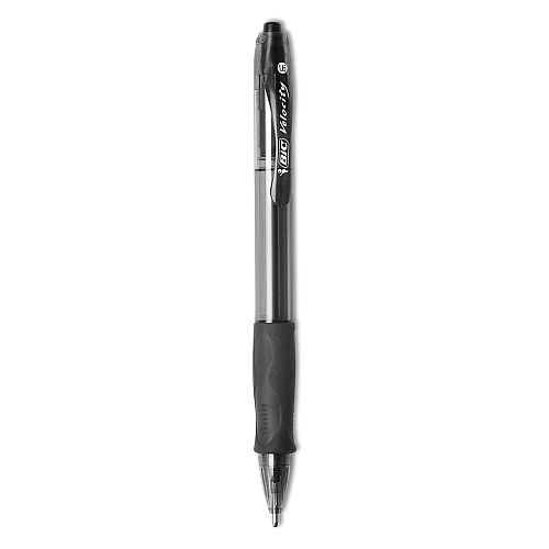 BIC GLIDE Bold Ballpoint Pen Value Pack, Retractable, Bold 1.6 mm, Black Ink, Smoke Barrel, 36/Pack (VLGB361BK)