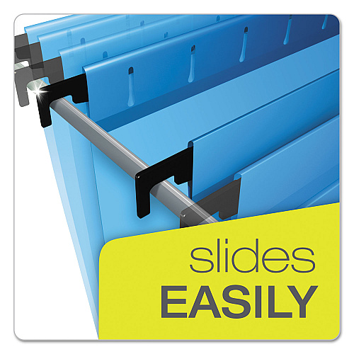 Pendaflex SureHook Hanging Folders, Letter Size, 1/5-Cut Tabs, Assorted Colors, 20/Box (615215ASST)