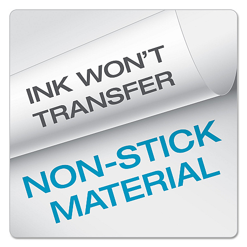 Cardinal Poly Ring Binder Pockets, 8.5 x 11, Clear, 5/Pack (84010)