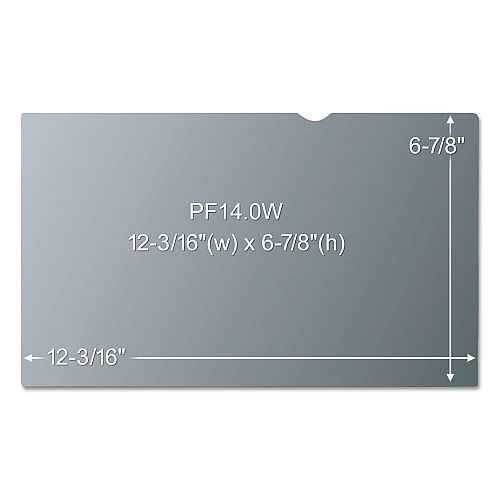 3M Antiglare Frameless Filter for 14" Widescreen Laptop, 16:9 Aspect Ratio (AG140W9)
