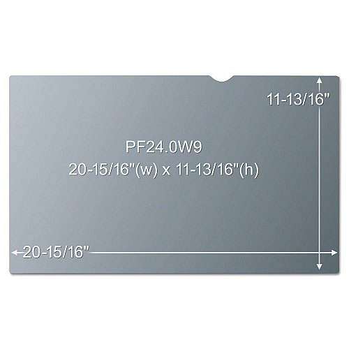 3M Frameless Blackout Privacy Filter for 24" Widescreen Flat Panel Monitor, 16:9 Aspect Ratio (PF240W9B)