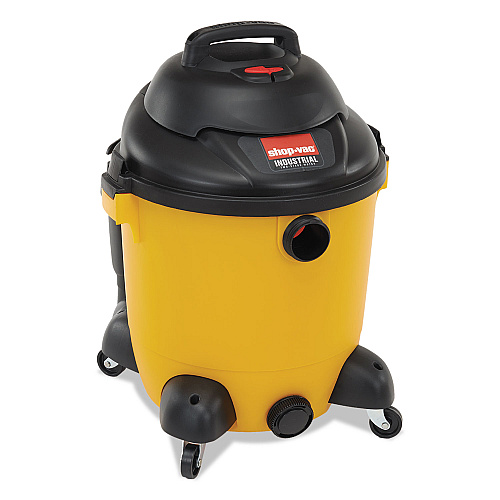 Shop-Vac Industrial Wet/Dry Vacuum, 12 gal Capacity, 10 amp, Yellow/Black (9622110)
