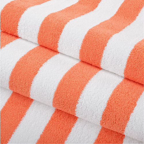 California Cabana Beach Towels 30x70 Coral - Case Of 24 (CABANA-CO-CS)