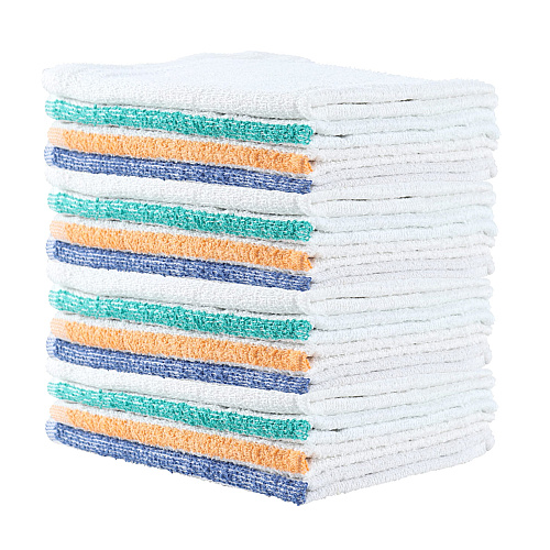 Route Ready Bar Mop Towels White 24oz - Bale Of 1200 (RR-W24)