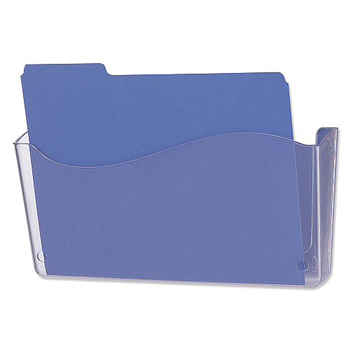 Universal Wall Files, Letter Size, 13" x 4" x 7", Clear (UNV53692)
