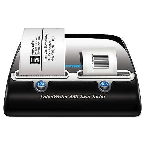 DYMO LabelWriter 450 Twin Turbo Label Printer, 71 Labels/min Print Speed, 5.5 x 8.4 x 7.4 (1752266)