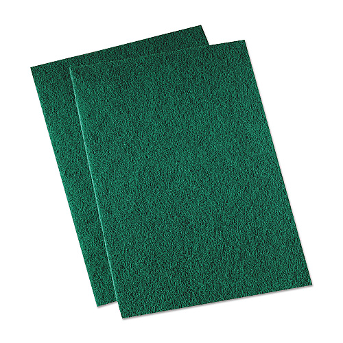 Boardwalk&reg; Medium Duty Scour Pads, Green, 6 x 9, 20 Pads (BWK196)
