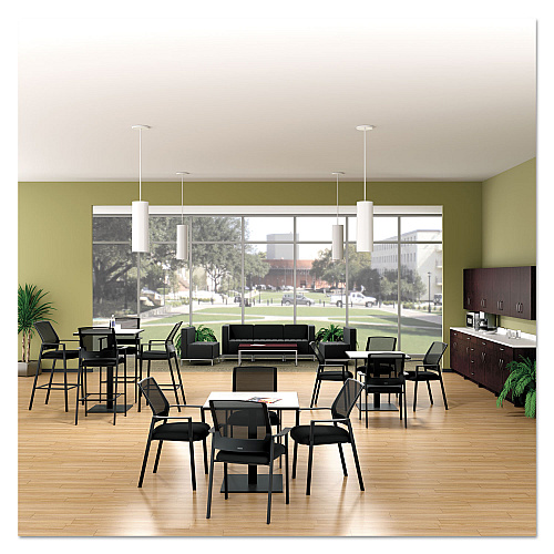 Alera QUB Series Corner Sectional, 26.38w x 26.38d x 30.5h, Black (ALEQB8016)